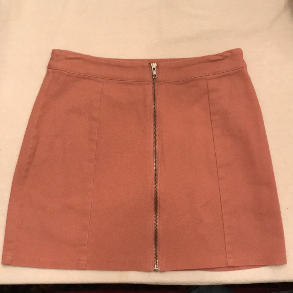 Pink Denim Forever 21 Skirt
